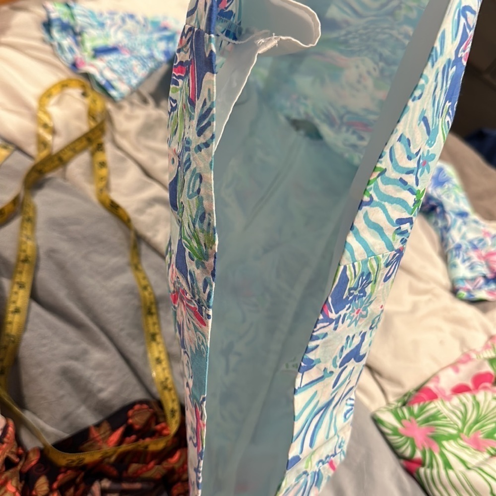 💙🩵Lilly Pulitzer Fiesta Stretch Dress Coastal Blue dress size 00 - Picture 10 of 17
